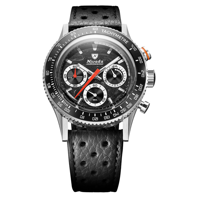 Nivada Grenchen Chronoking Mecaquartz with Interchangeable Bezel #87048Q10