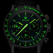 Nivada Grenchen Chronoking Mecaquartz with Interchangeable Bezel #87048Q10