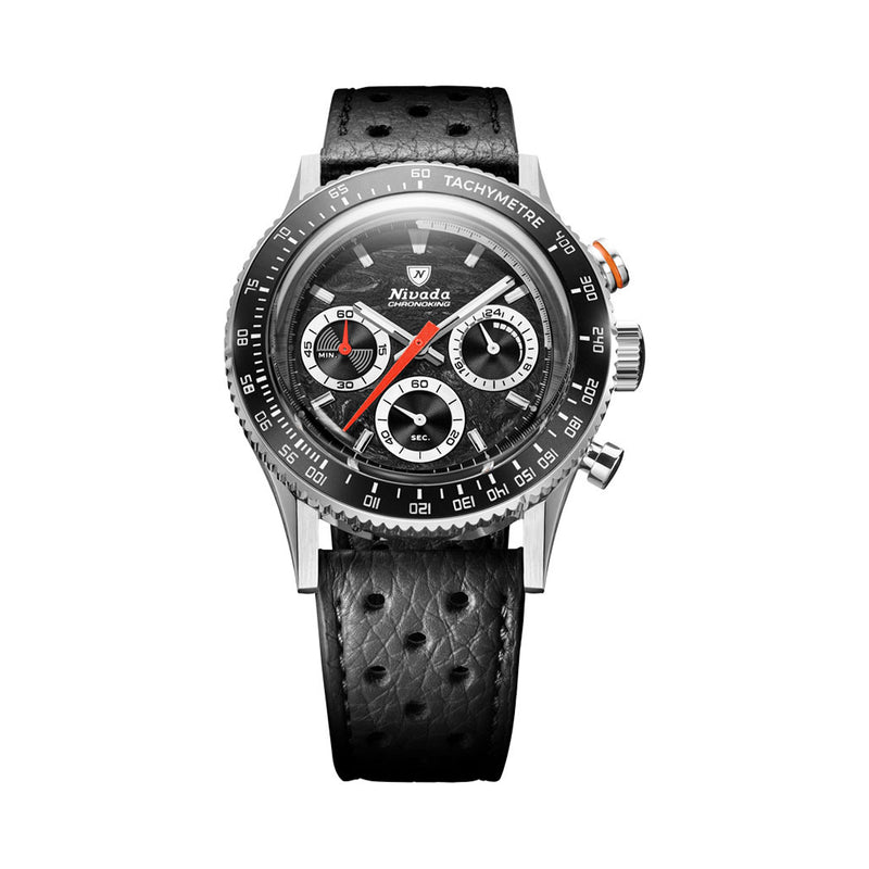 Nivada Grenchen Chronoking Mecaquartz with Interchangeable Bezel #87048Q10