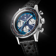 Nivada Grenchen Chronoking Racing Blue Lagoon Chronograph #87054Q10