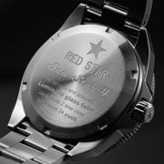 Red Star SEA STAR 4 GMT Watch with Blue Dial Passive Luminous Tubes #8759G-A