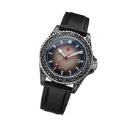 Red Star Artisan Engraved Case Automatic Diver #8912G-A