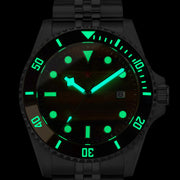 Red Star Automatic Diver with Tiger Eye Stone Dial #8912G-D