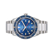 Squale 300 Meter Swiss Automatic GMT-Dive Watch with Blue Dial and Bracelet #SUB-39GMTBL.BR22 side