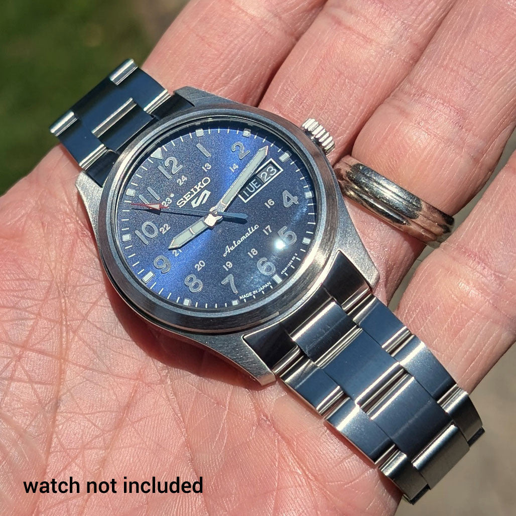 原石プリシクセット Islander 20mm Brushed Bracelet for Seiko SRPG 40mm Field Watch