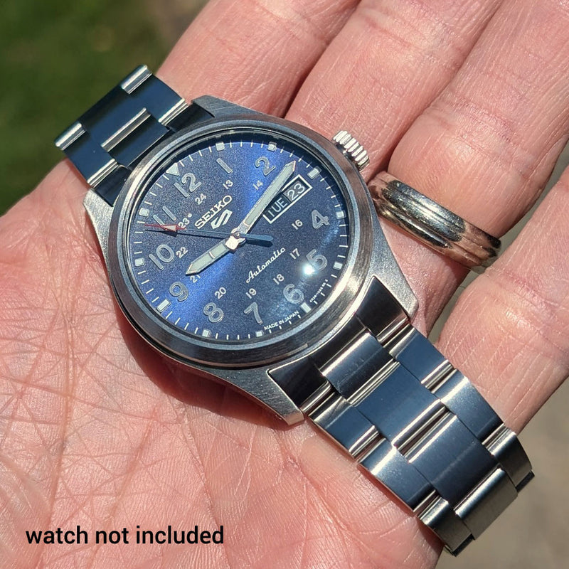 Islander 20mm Brushed Bracelet for Seiko SRPG 40mm Field Watch #BRAC-94