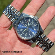 Islander 20mm Brushed and Polished Bracelet for Seiko SRPG 40mm Field Watch #BRAC-95