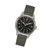 Bulova Hack Automatic Field Watch with 38mm Case and Black Dial #96A259 tilt