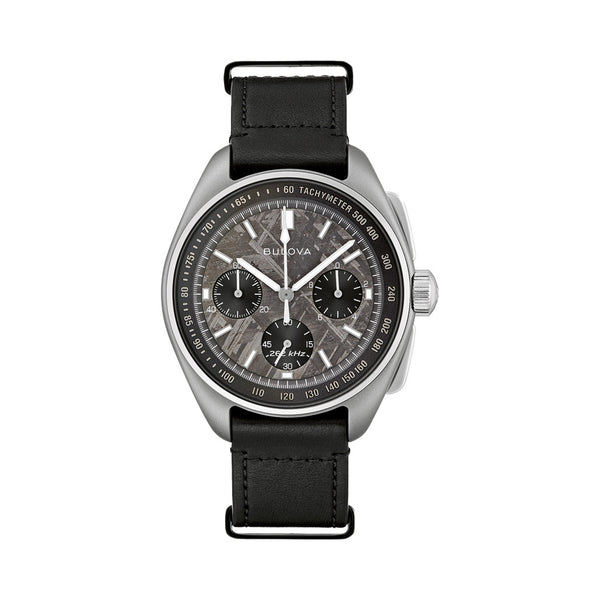 Bulova LE Lunar Pilot 43.5mm Titanium Two-Tone Watch with Meteorite Dial #96A312