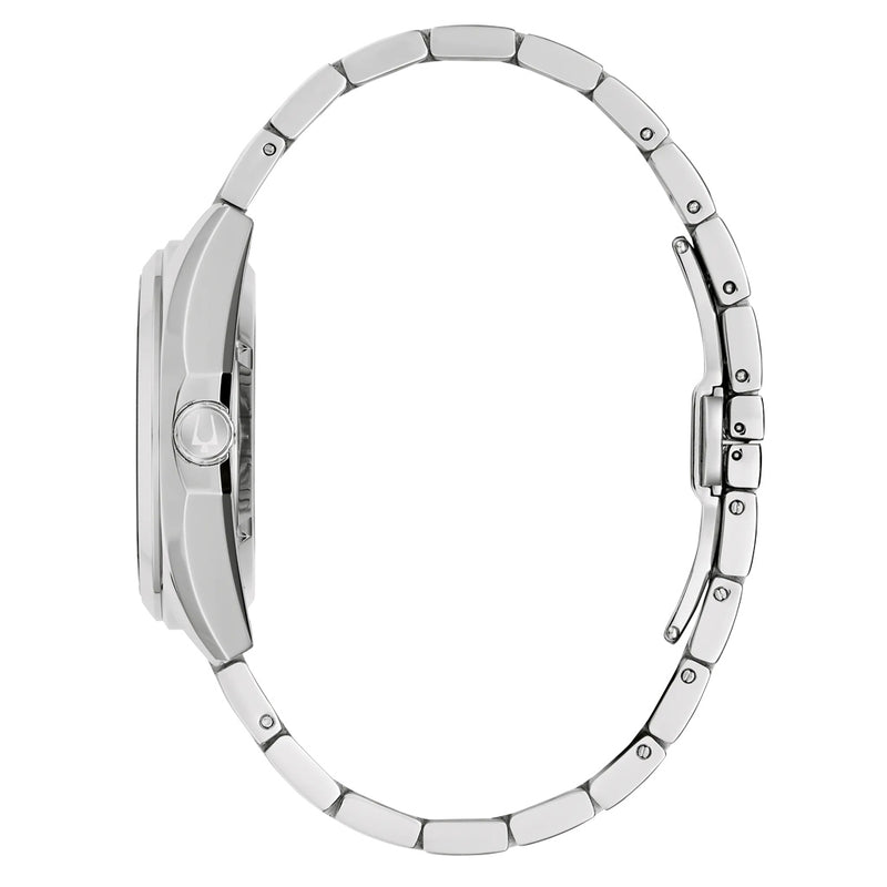 Bulova Surveyor Open Heart with White Dial #96A345