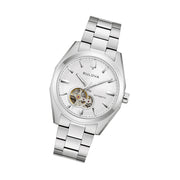Bulova Surveyor Open Heart with White Dial #96A345