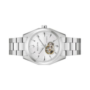 Bulova Surveyor Open Heart with White Dial #96A345