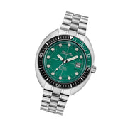 Bulova Snorkel Automatic Dive Watch with Green Dial #96B322 tilt
