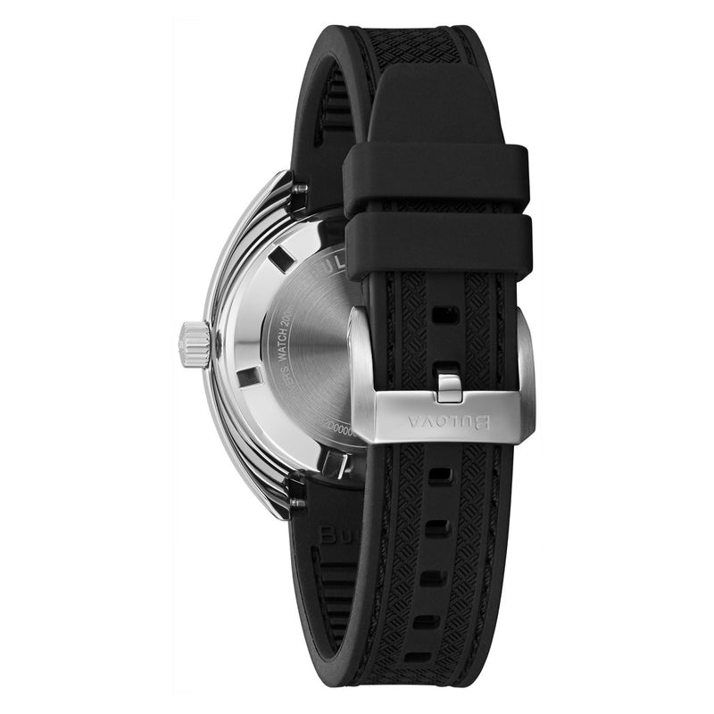 Bulova Snorkel Automatic Dive Watch with Orange Dial #96B350 back