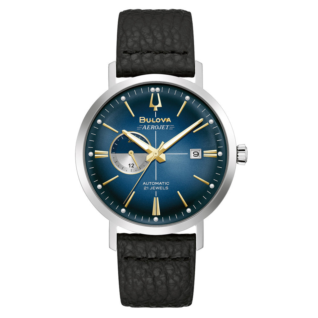 Bulova Aerojet Automatic Watch with Gradient Blue Dial #96B374 