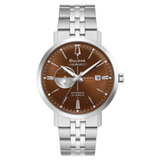 Bulova Aerojet Automatic Watch with Sunburst Brown Dial #96B375 zoom