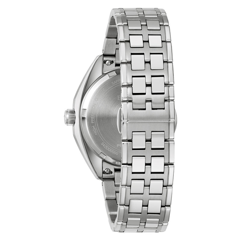 Bulova Jet Star Watch with Precisionist Movement and Claret Dial #96B401