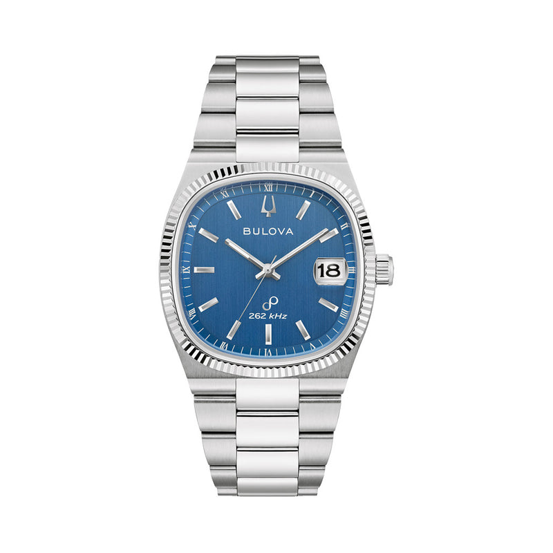 Bulova Super Seville Day-Date with Blue Dial #96B440