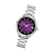 Bulova Disco Automatic Watch with Purple Dial #96B485