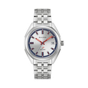 Bulova Jet Star Limited Edition Watch with Precisionist Movement and Silver Dial #96K112