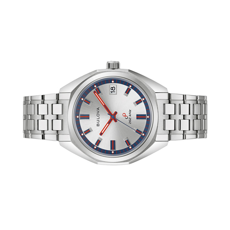 Bulova Jet Star Limited Edition Watch with Precisionist Movement and Silver Dial #96K112