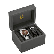 Bulova Curv 10th Anniversary Edition Chronograph in Brown #96K117