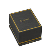 Bulova Gold-Tone Surveyor Open Heart with Blue Dial #97A203