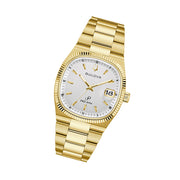Bulova Super Seville Day-Date Gold-tone with White Dial #97B223