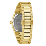 Bulova Super Seville Day-Date Gold-tone with White Dial #97B223