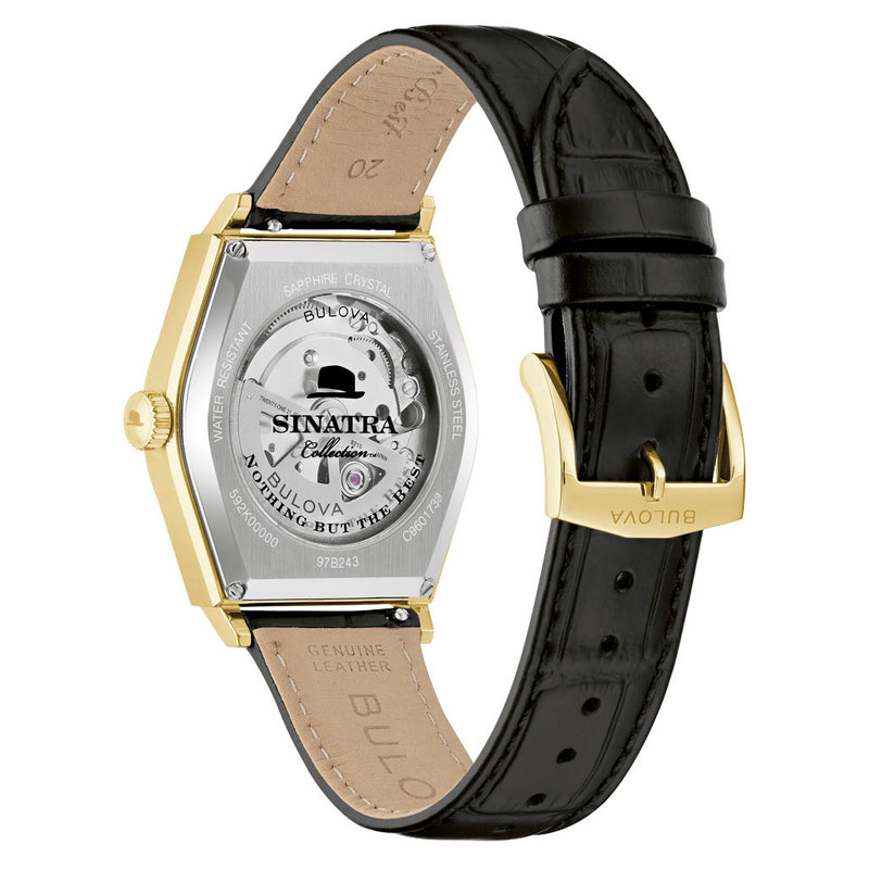 Bulova Sinatra "Nothing But The Best" Vintage Goldtone Watch #97B243