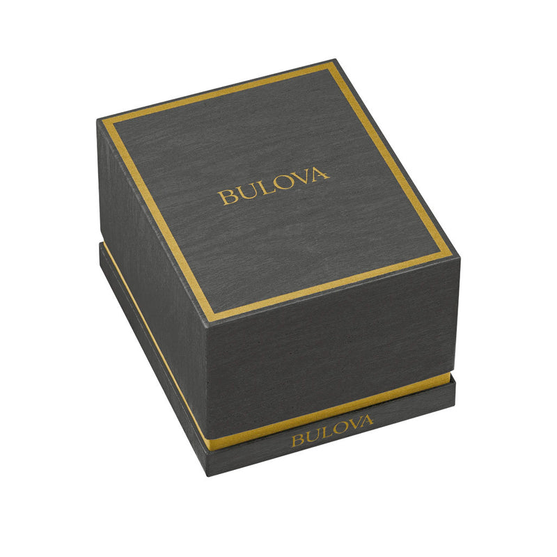 Bulova Tony Bennett NYC Brown Hammered Dial Watch #97B244