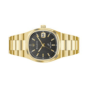 Bulova Super Seville Precisionist Watch Gold Tone with Black Dial #97B246