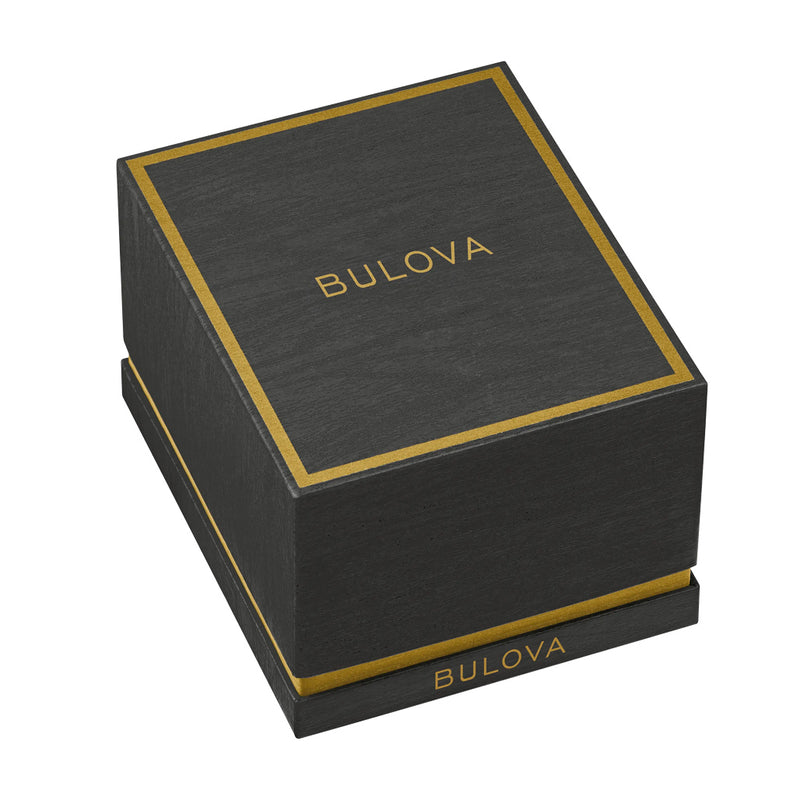 Bulova Sutton Watch with Turquoise MOP Dial #97L203
