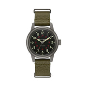 Bulova Hack Automatic Field Watch with 38mm Gun Metal Case and Black Dial #98A255