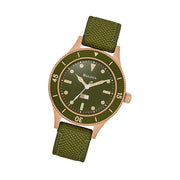 Bulova MIL SHIPS 41mm Automatic Bronze Watch with Big Dome Sapphire Crystal #98A324