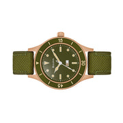 Bulova MIL SHIPS 41mm Automatic Bronze Watch with Big Dome Sapphire Crystal #98A324