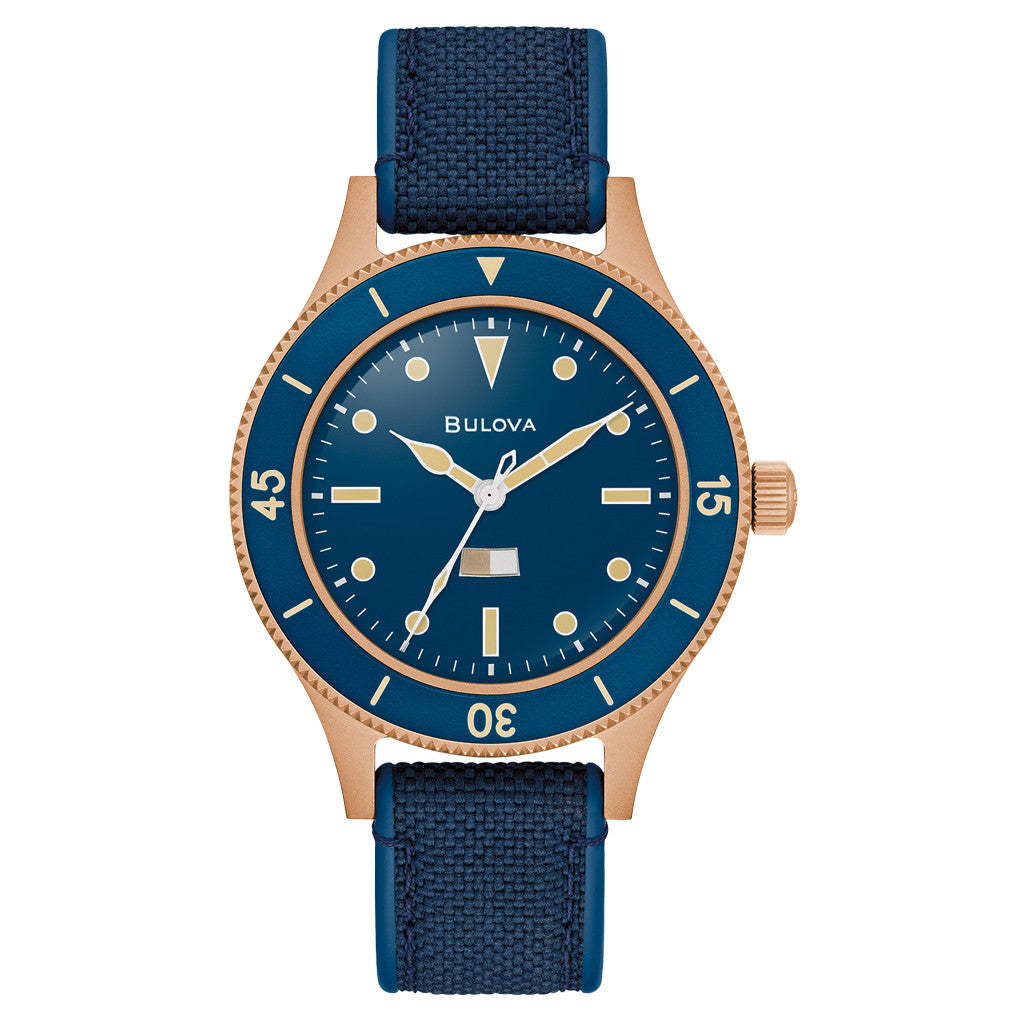 Bulova MIL SHIPS 41mm Automatic Bronze Watch with Big Dome