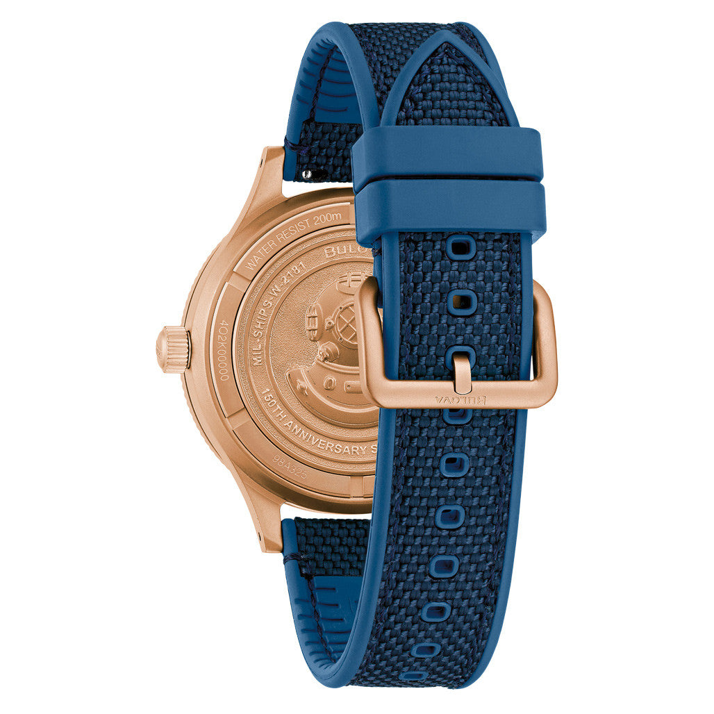 Bulova MIL SHIPS 41mm Automatic Bronze Watch with Big Dome
