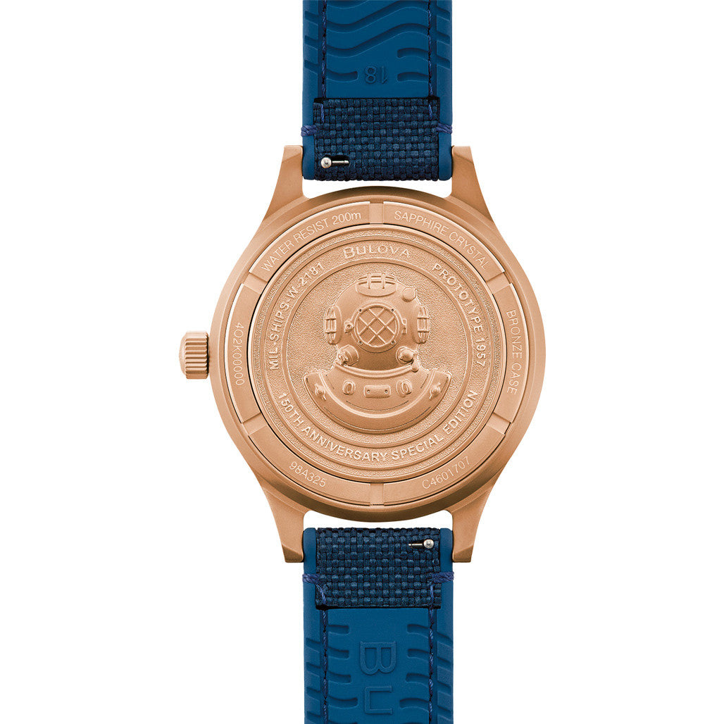 Bulova MIL SHIPS 41mm Automatic Bronze Watch with Big Dome