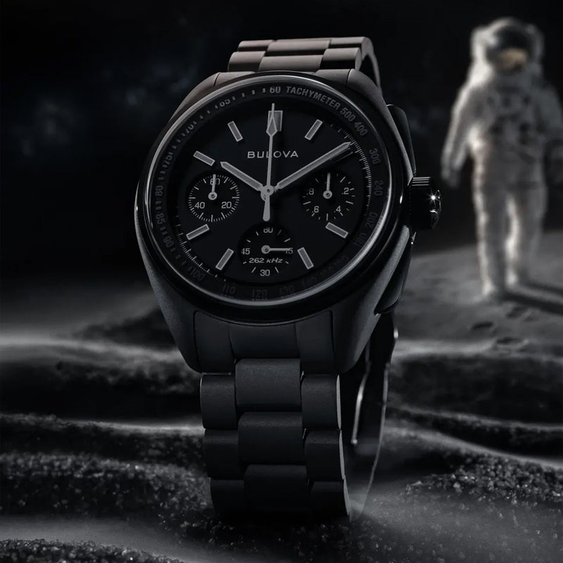Bulova Lunar Pilot "Black Hole" 41mm Chronograph #98A335