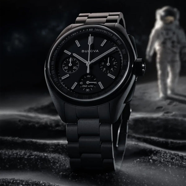 Bulova Lunar Pilot "Black Hole" 41mm Chronograph #98A335