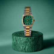 Bulova Super Seville Two-Tone Jade Dial #98A336