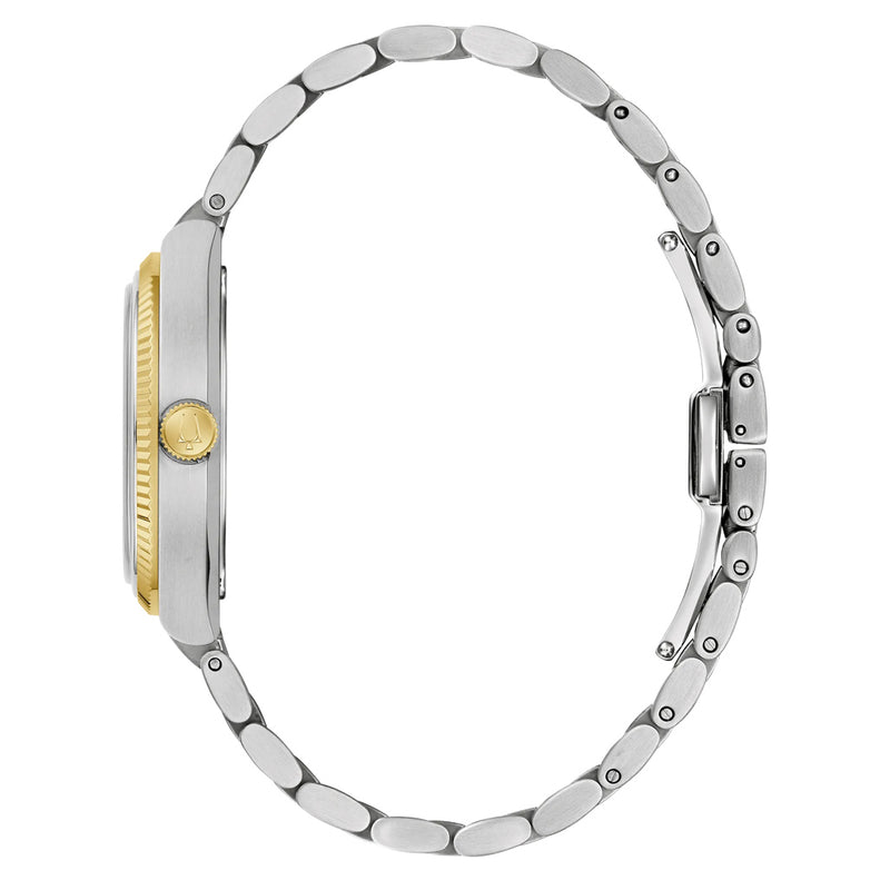 Bulova Super Seville Two-Tone Jade Dial #98A336
