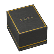 Bulova Two-Tone Surveyor Open Heart with Green Dial #98A338