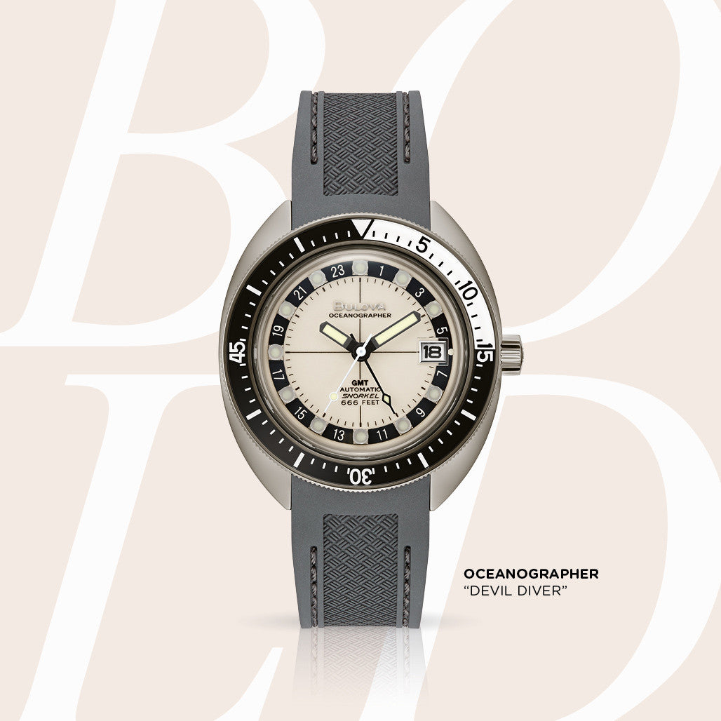 Bulova Oceanographer GMT Automatic Dive Watch with Full Lume Dial