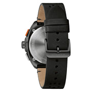 Bulova Racer Chronograph with Black Dial and Orange Accents #98B428