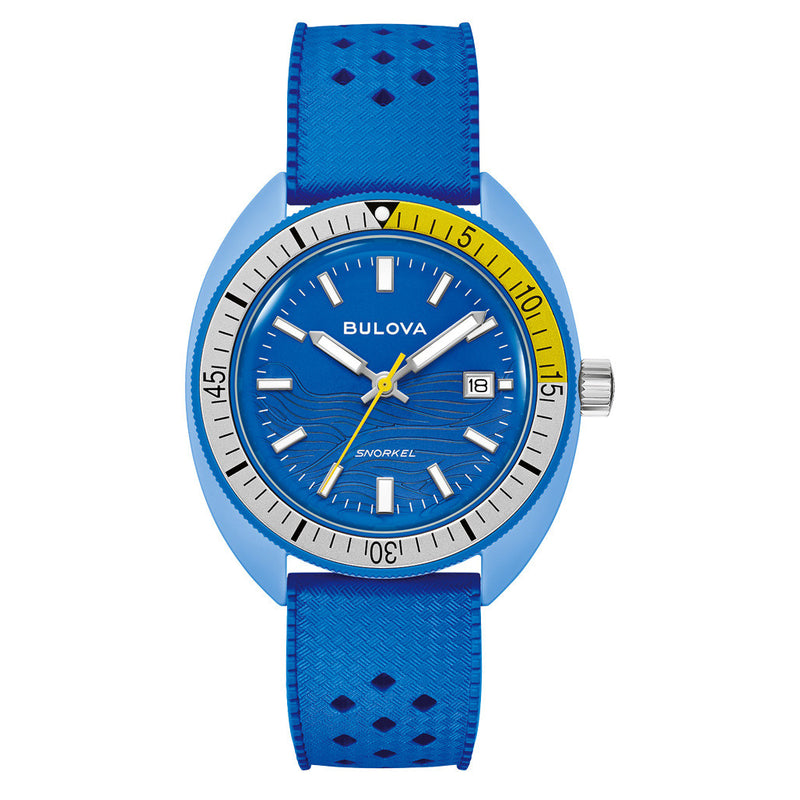 Bulova Snorkel Hybrid Ceramic Blue Tang Watch #98B445