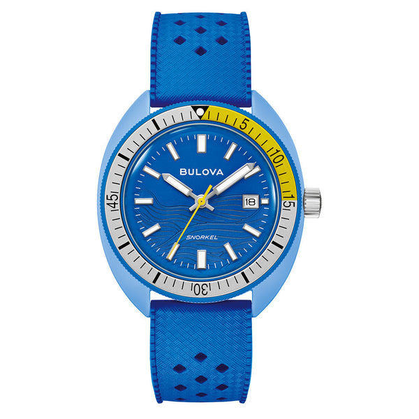 Bulova Snorkel Hybrid Ceramic Blue Tang Watch #98B445