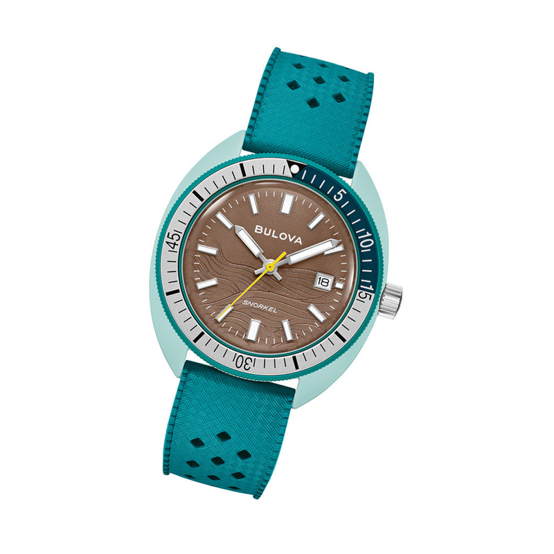 Bulova Snorkel Hybrid Ceramic Sea Turtle Watch #98B446