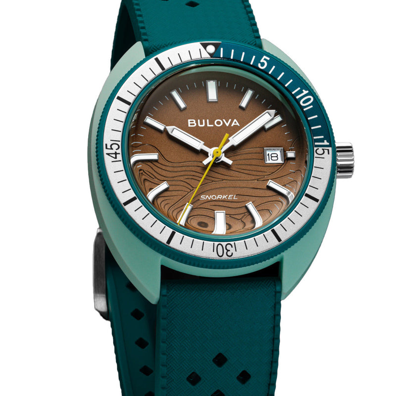 Bulova Snorkel Hybrid Ceramic Sea Turtle Watch #98B446